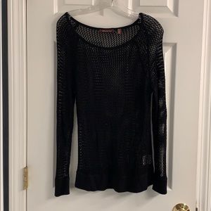 😍😍Worn once black crochet top😍😍